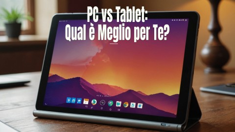 PC contro Tablet: Qual è Meglio per Te?