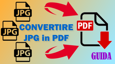 Trasforma o converti file JPG in PDF con Windows 10