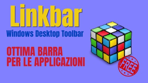 Linkbar Aggiungere una barra o più barre per i collegamenti rapidi sul vostro desktop